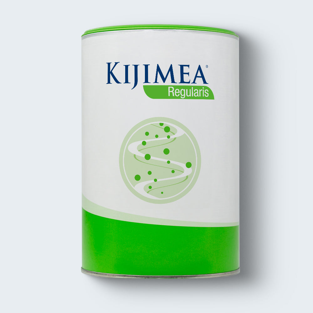 Envase de 500g de la bebida aromatizada de Kijimea Regularis. Para un mejor tránsito intestinal
