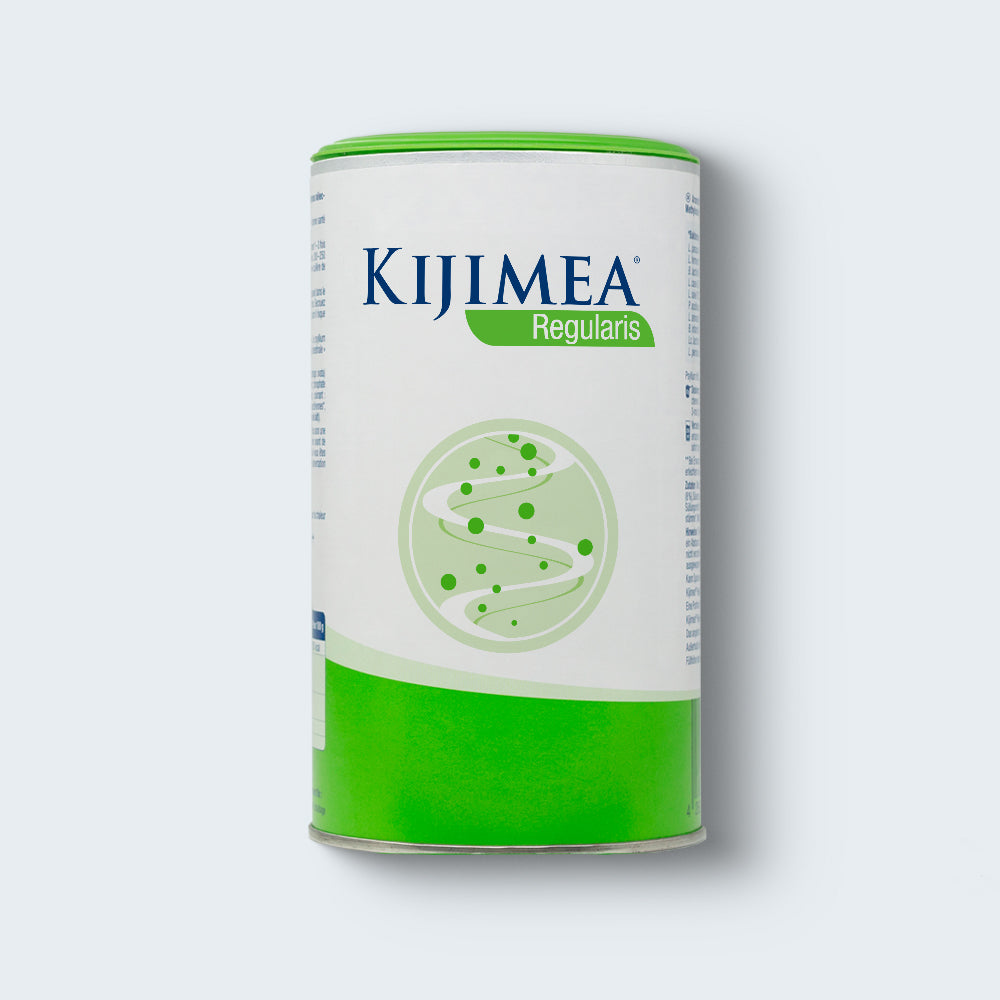 Envase de 250g de la bebida aromatizada de Kijimea Regularis. Para un mejor tránsito intestinal